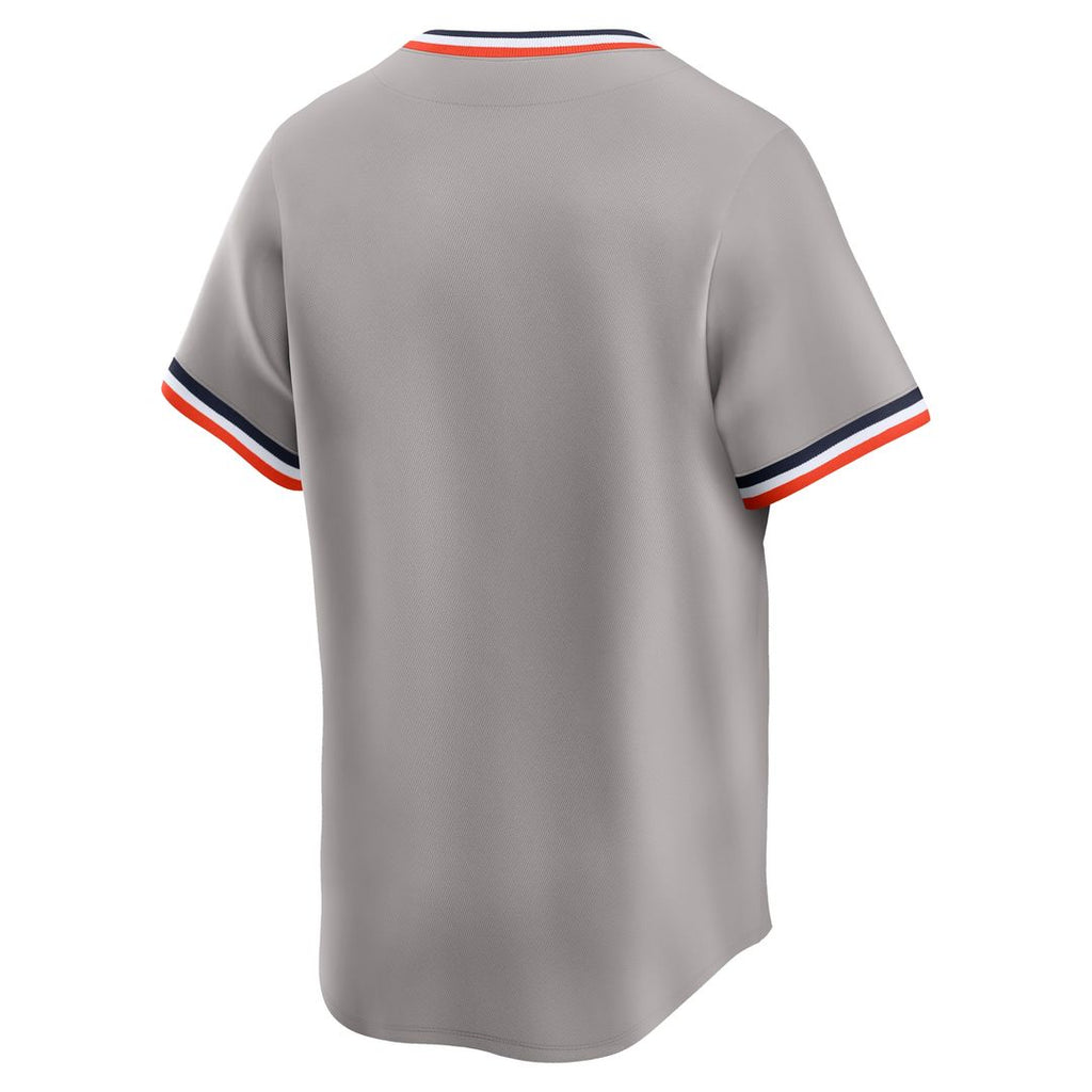 Detroit Tigers Nike Cooperstown Collection Limited Jersey - Gray Official MLB Team Apparel Baseball Fan Gear