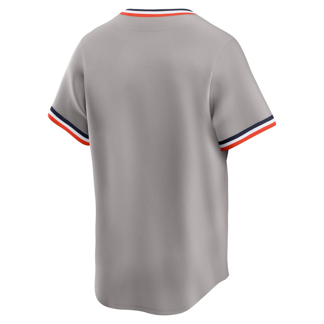 Detroit Tigers Nike Cooperstown Collection Limited Jersey - Gray Official MLB Team Apparel Baseball Fan Gear