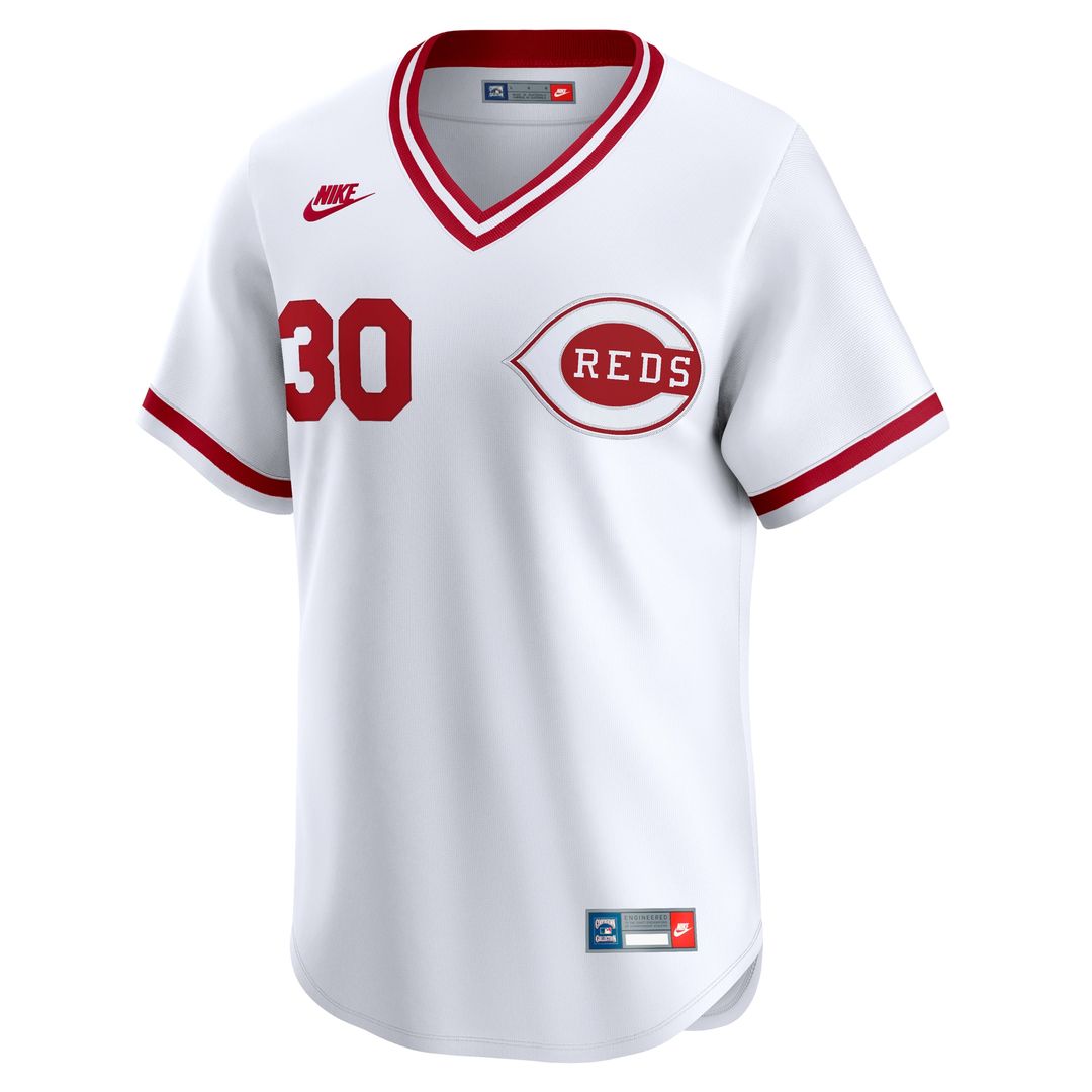Ken Griffey Cincinnati Reds Nike Throwback Cooperstown Collection Limited Jersey - White Official MLB Team Apparel Baseball Fan Gear