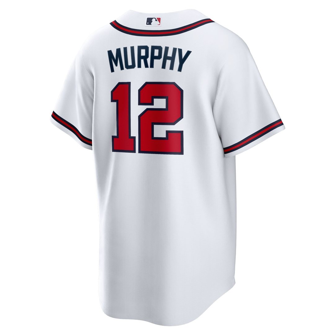 Sean Murphy Atlanta Braves Nike Replica Player Jersey - White Official MLB Team Apparel Baseball Fan Gear