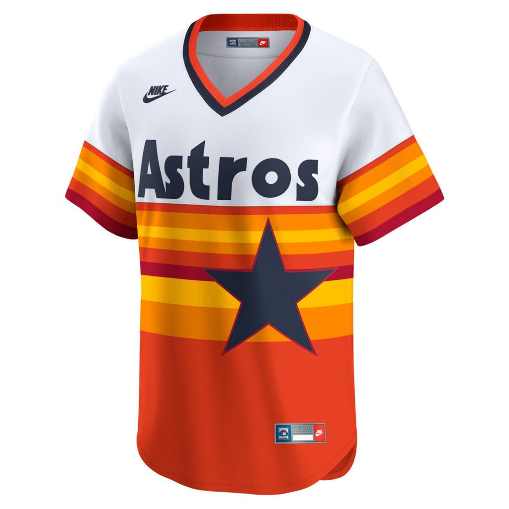 Houston Astros Nike Cooperstown Collection Limited Jersey - White Official MLB Team Apparel Baseball Fan Gear