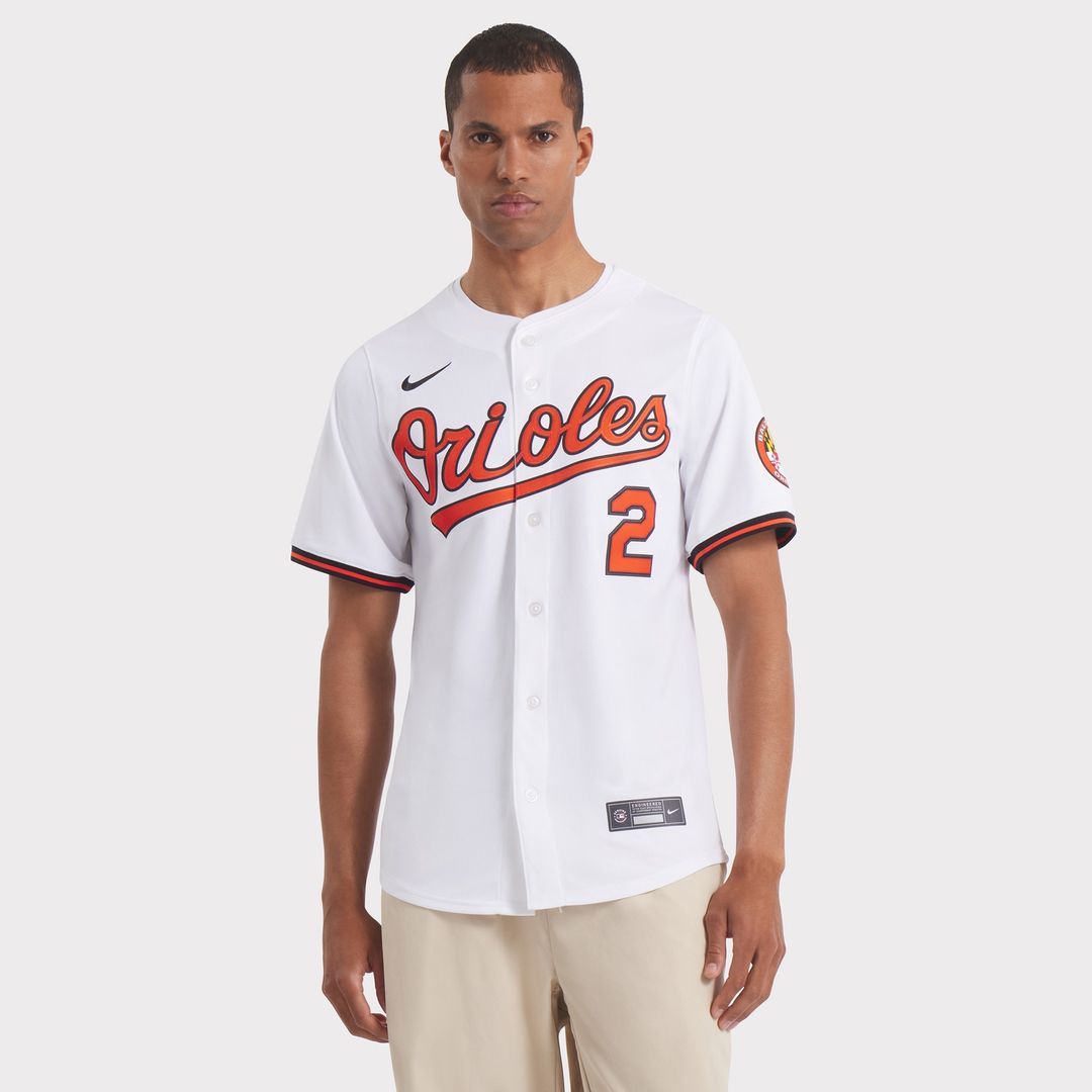 Gunnar Henderson Baltimore Orioles Nike Home Limited Player Jersey - White Official MLB Team Apparel Baseball Fan Gear