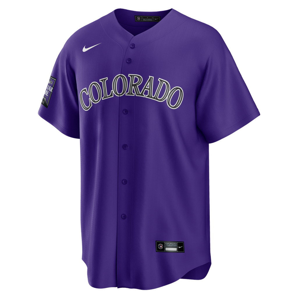 Colorado Rockies Nike Alternate Replica Team Jersey - Purple Official MLB Team Apparel Baseball Fan Gear