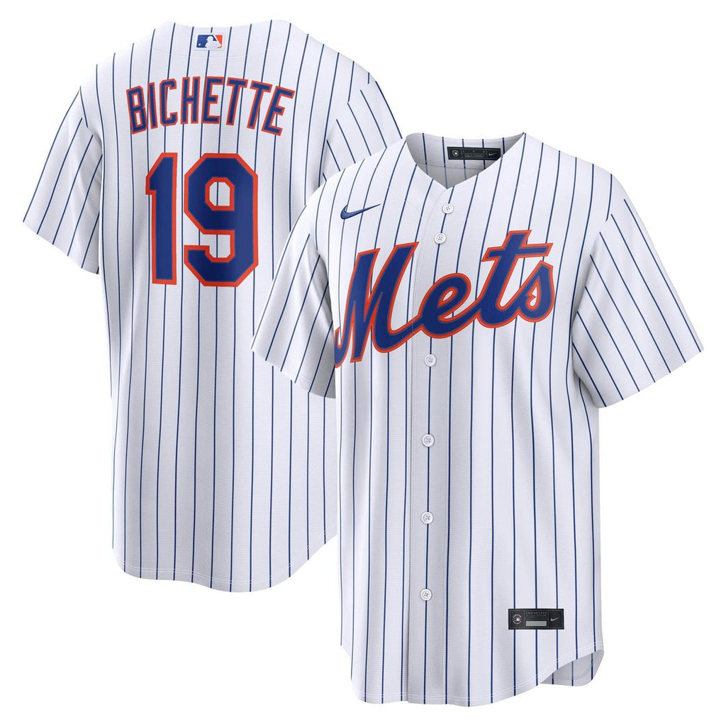 Bo Bichette New York Mets Nike Home Replica Jersey - White Official MLB Team Apparel Baseball Fan Gear