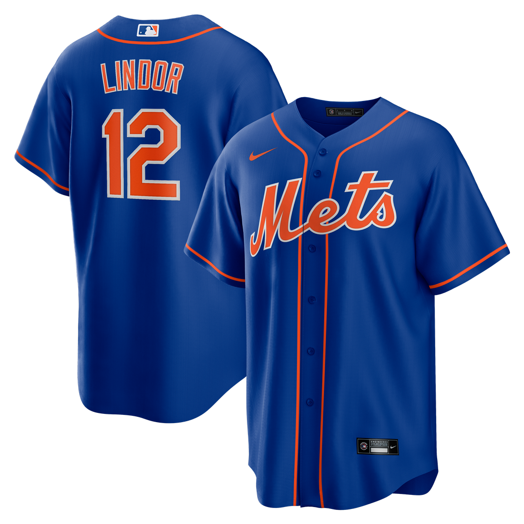 Francisco Lindor New York Mets Nike Alternate Replica Player Jersey - Royal Official MLB Team Apparel Baseball Fan Gear