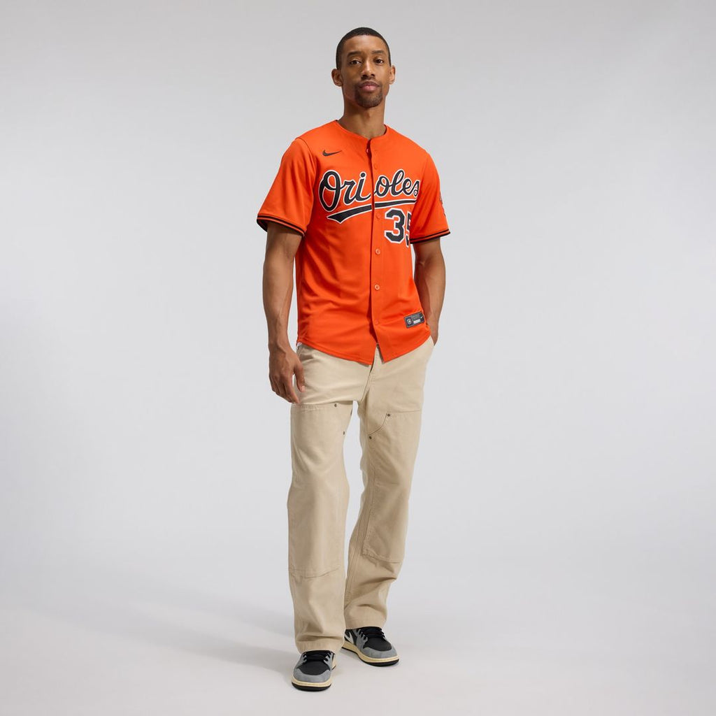 Adley Rutschman Baltimore Orioles Nike 2nd Alternate Limited Player Jersey - Orange Official MLB Team Apparel Baseball Fan Gear