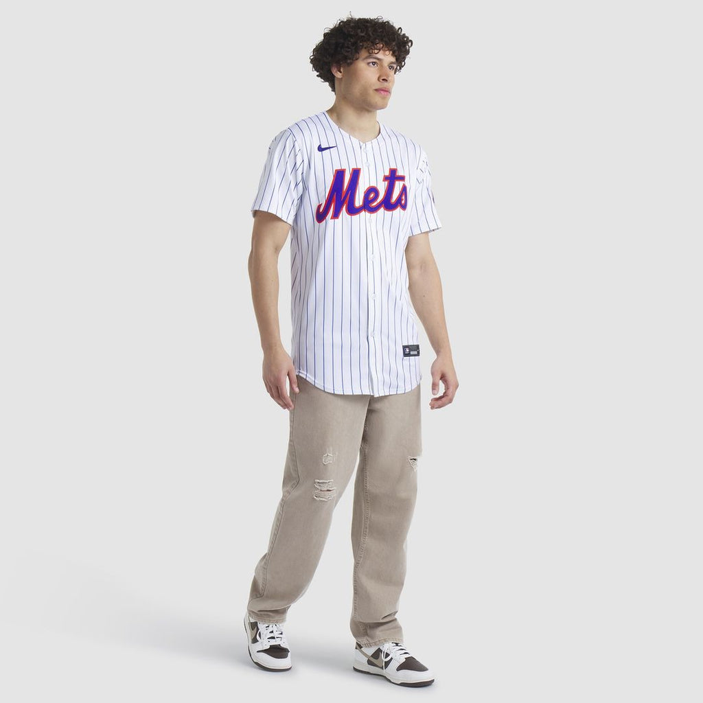 New York Mets Nike Home Replica Team Jersey - White Official MLB Team Apparel Baseball Fan Gear