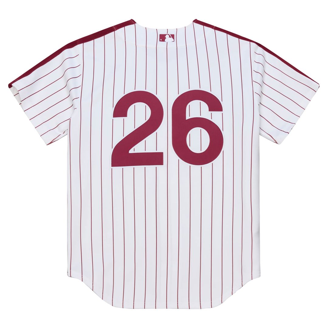 Chase Utley Philadelphia Phillies Mitchell & Ness 2003 Cooperstown Collection Authentic Jersey - White Official MLB Team Apparel Baseball Fan Gear