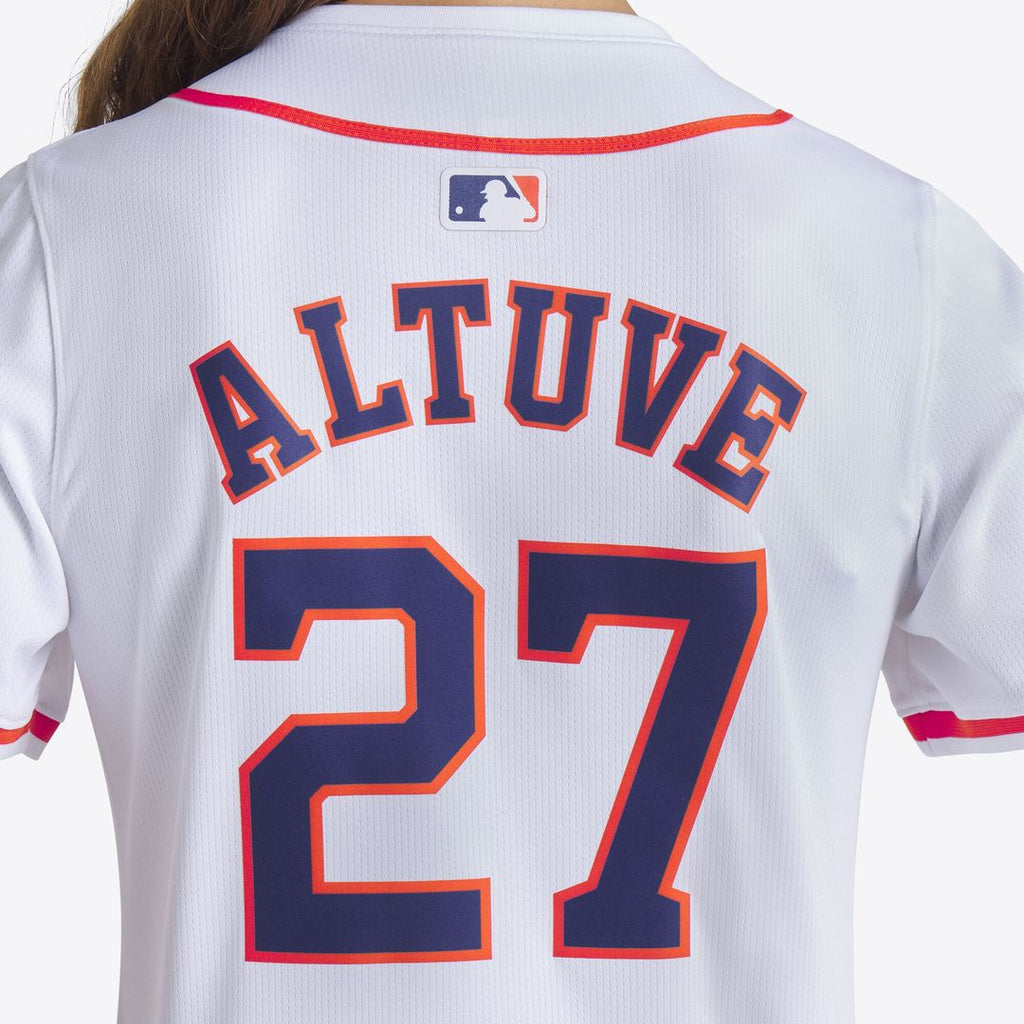 Jose Altuve Houston Astros Nike Women's Home Limited Player Jersey - White Official MLB Team Apparel Baseball Fan Gear