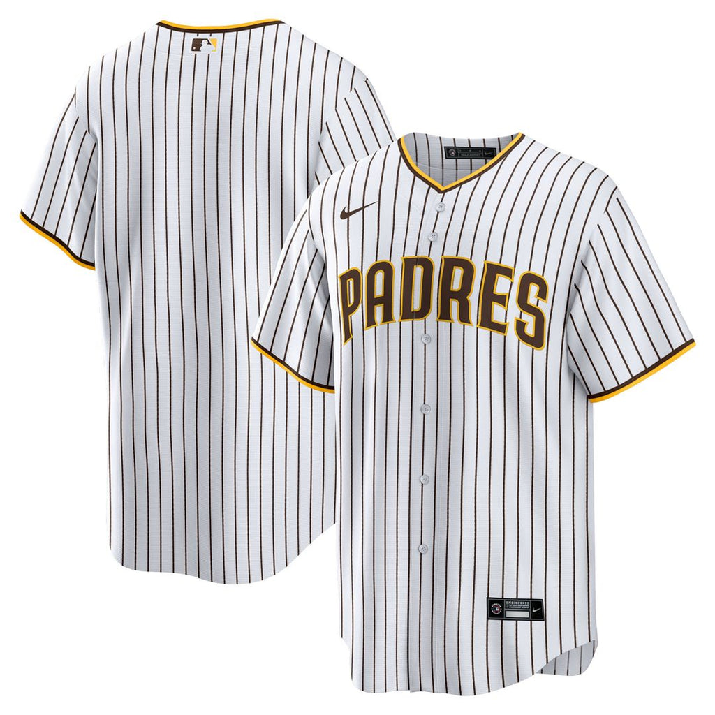 San Diego Padres Nike Home Blank Replica Jersey - White Official MLB Team Apparel Baseball Fan Gear