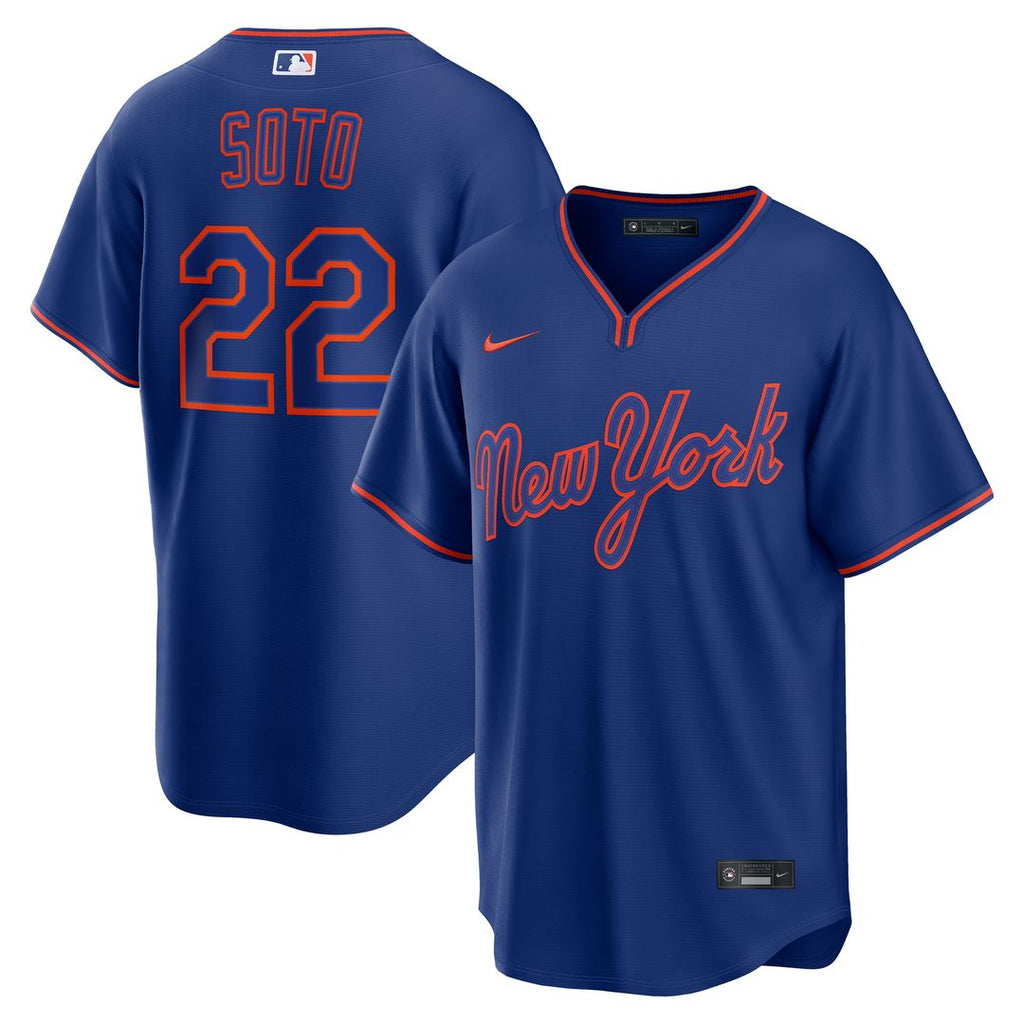 Juan Soto New York Mets Nike Alternate Replica Jersey - Royal Official MLB Team Apparel Baseball Fan Gear