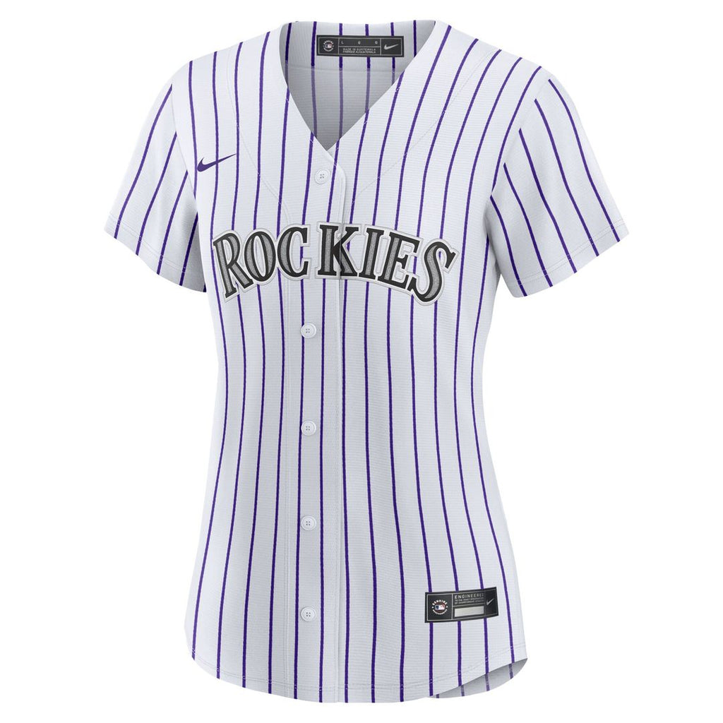 Mickey Moniak Colorado Rockies Nike Women's Home Replica Jersey - White Official MLB Team Apparel Baseball Fan Gear