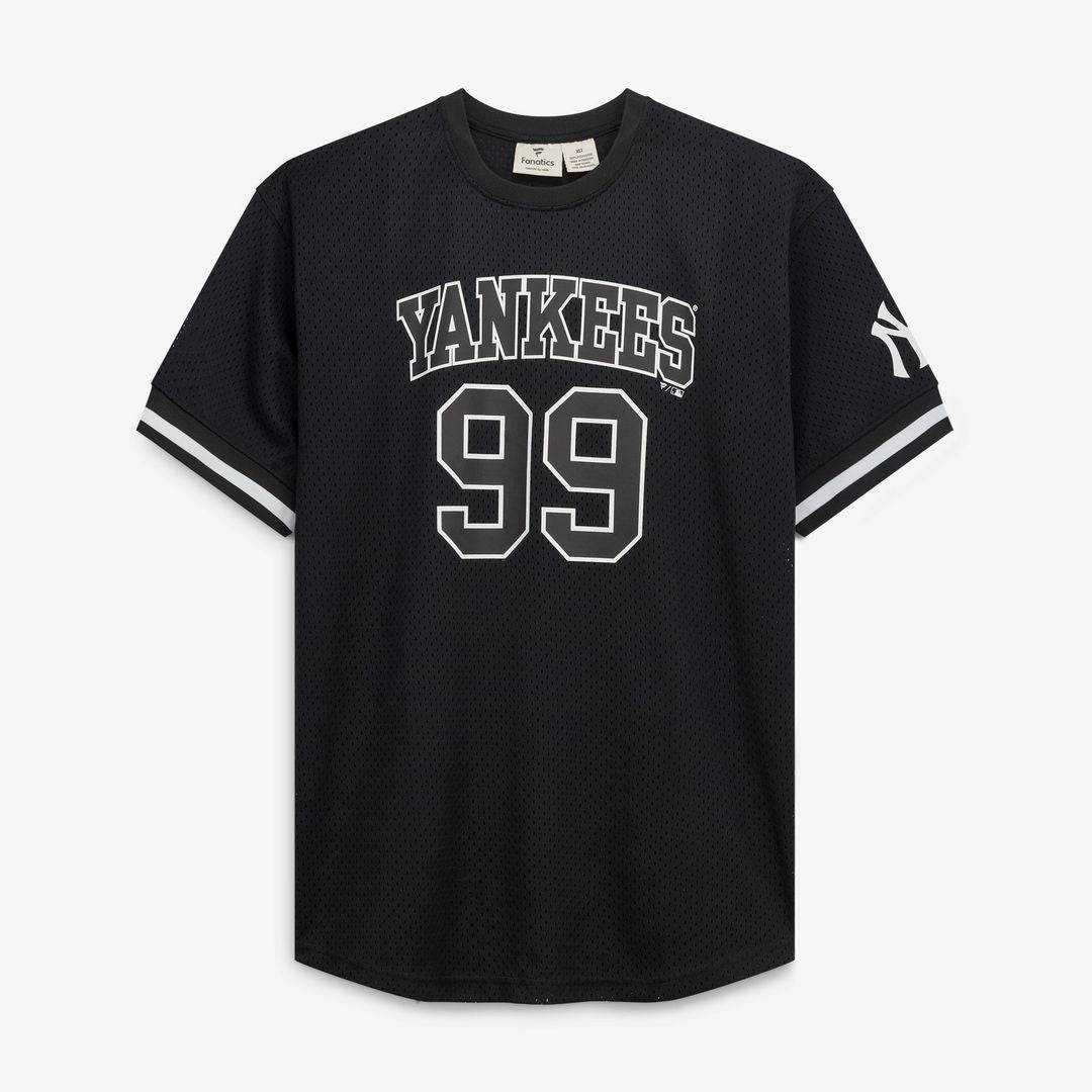 Aaron Judge New York Yankees Fanatics Big & Tall Heavyweight Mesh Jersey - Black/White Official MLB Team Apparel Baseball Fan Gear