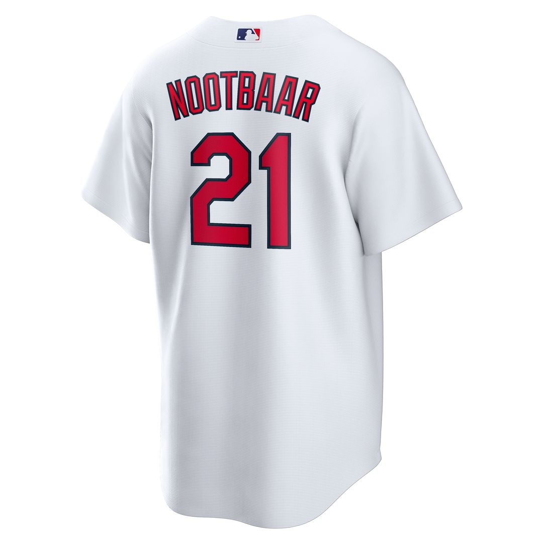 Lars Nootbaar St. Louis Cardinals Nike Home Replica Jersey - White Official MLB Team Apparel Baseball Fan Gear