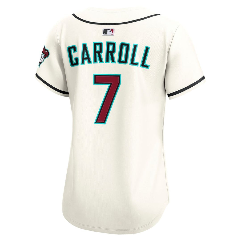 Corbin Carroll Arizona Diamondbacks Nike Women's Home Limited Player Jersey - Cream Official MLB Team Apparel Baseball Fan Gear