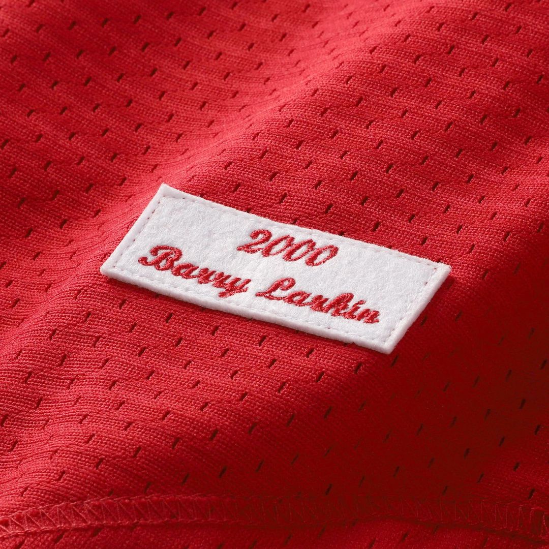 Barry Larkin Cincinnati Reds Mitchell & Ness Throwback Cooperstown Mesh Batting Practice Jersey - Red Official MLB Team Apparel Baseball Fan Gear