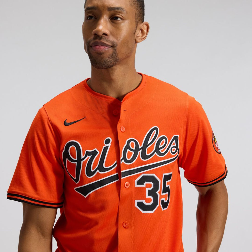 Adley Rutschman Baltimore Orioles Nike 2nd Alternate Limited Player Jersey - Orange Official MLB Team Apparel Baseball Fan Gear