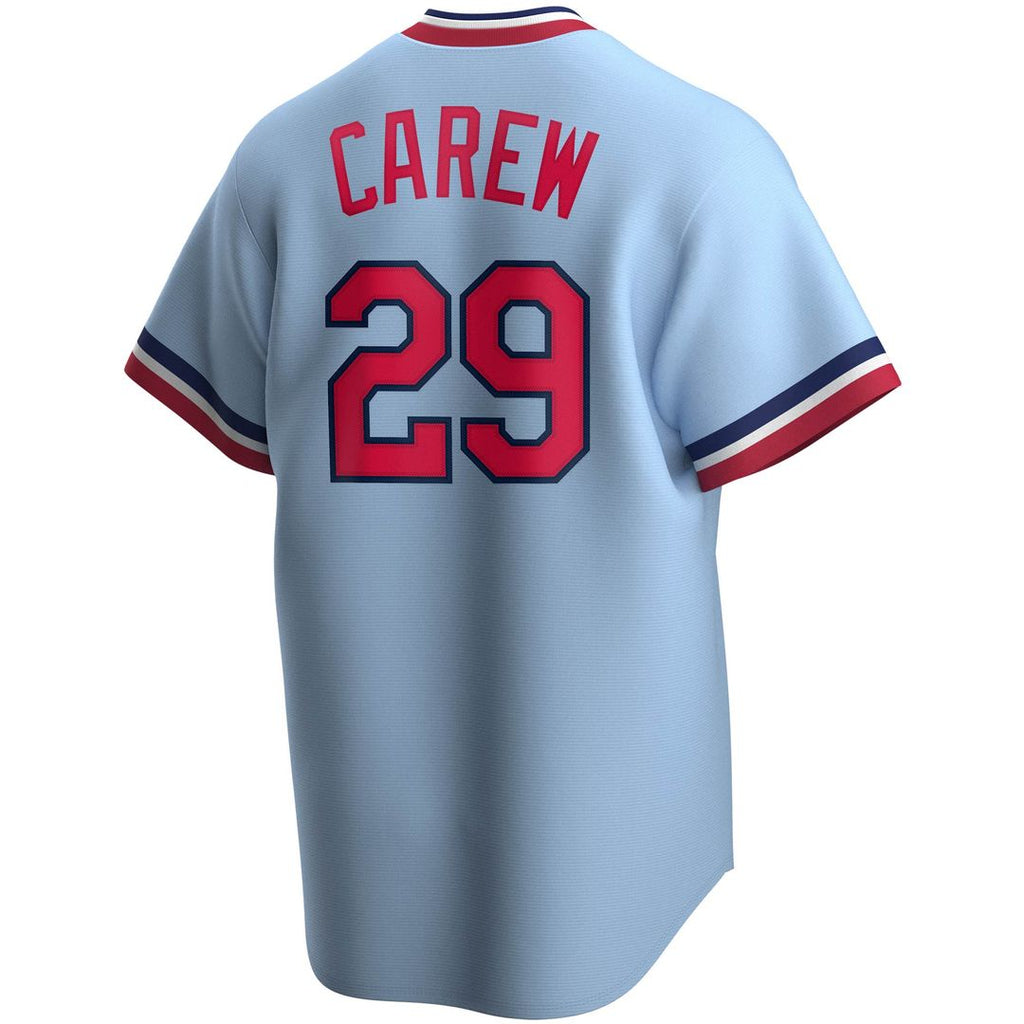 Rod Carew Minnesota Twins Nike Road Cooperstown Collection Player Jersey - Light Blue Official MLB Team Apparel Baseball Fan Gear