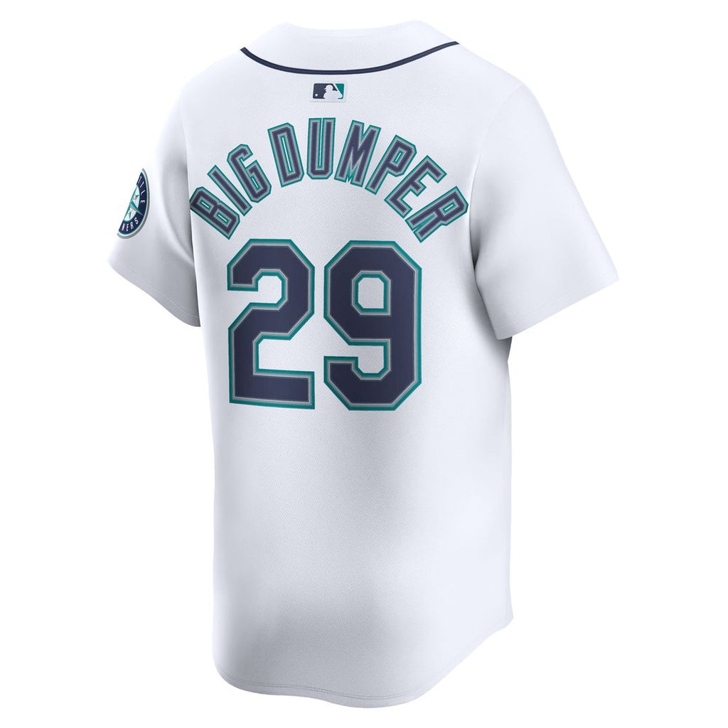 Cal Raleigh Seattle Mariners Nike Home Limited Player Jersey - White Official MLB Team Apparel Baseball Fan Gear