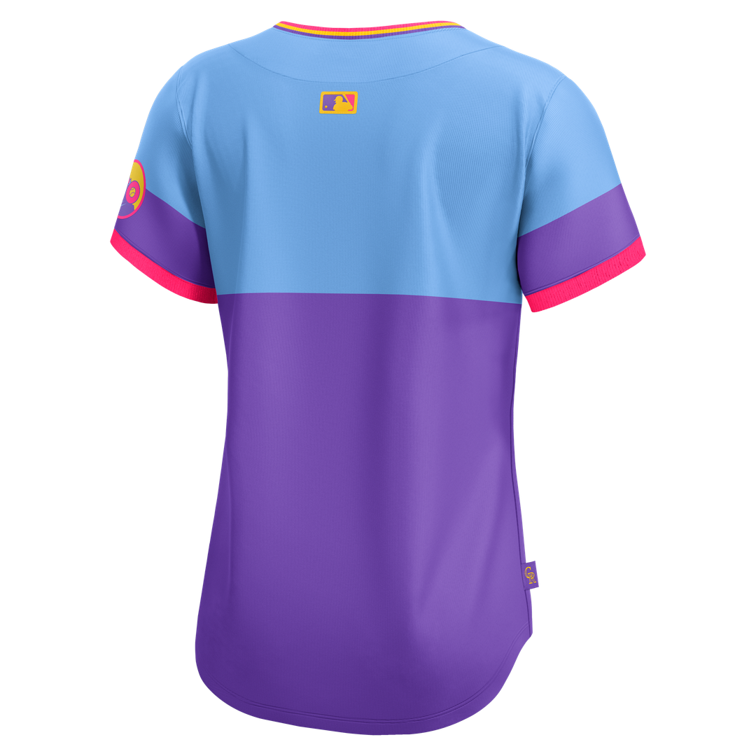 Colorado Rockies Nike Women's 2025 City Connect Limited Jersey - Purple/Light Blue Official MLB Team Apparel Baseball Fan Gear