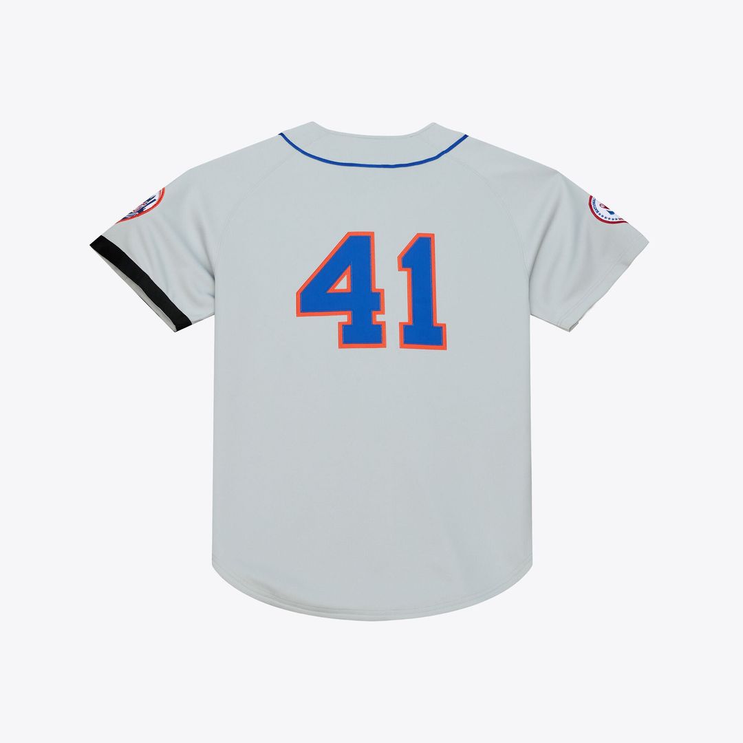 Tom Seaver New York Mets Mitchell & Ness 1976 Authentic Jersey - Gray Official MLB Team Apparel Baseball Fan Gear