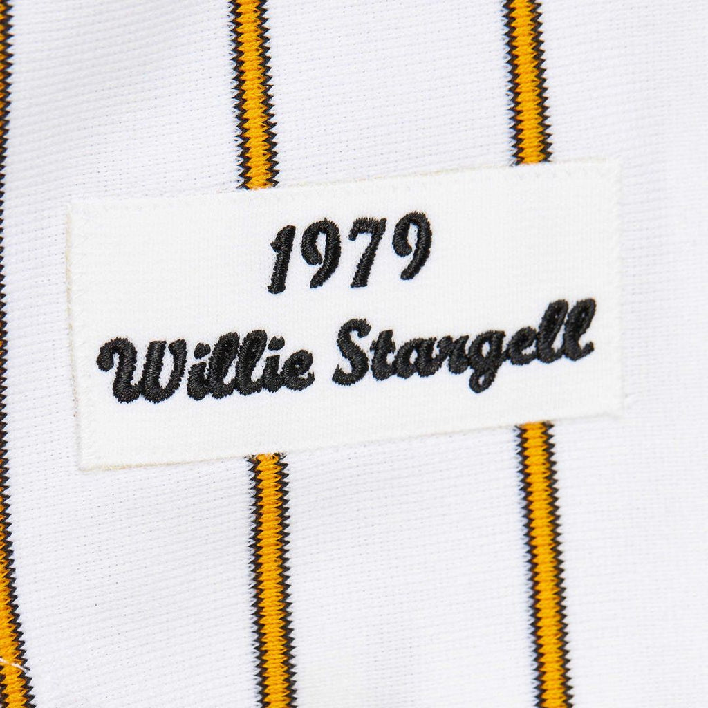 Willie Stargell Pittsburgh Pirates Mitchell & Ness Cooperstown Collection 1979 Authentic Jersey - White Official MLB Team Apparel Baseball Fan Gear
