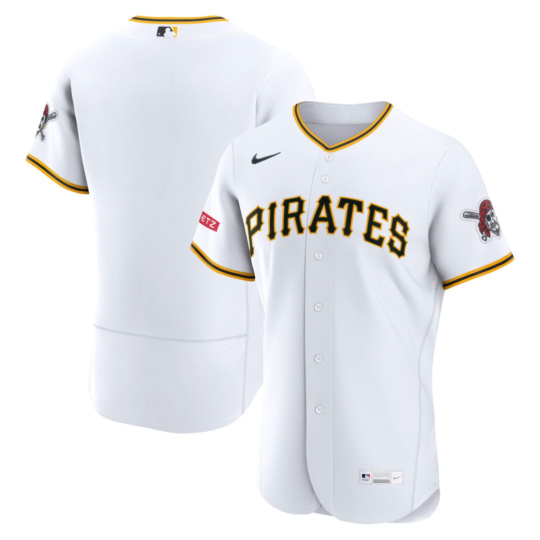Pittsburgh Pirates Nike Home Authentic Jersey - White Official MLB Team Apparel Baseball Fan Gear