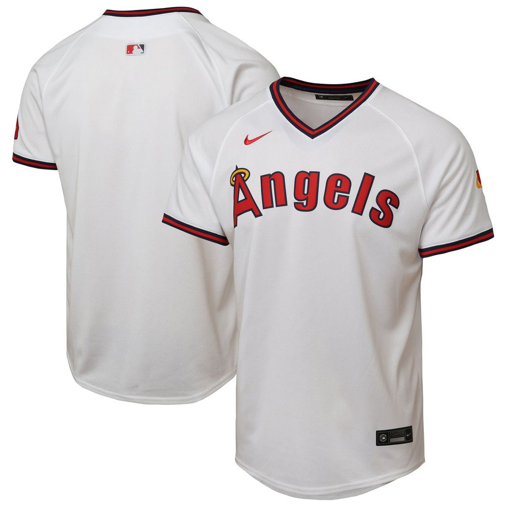 Los Angeles Angels Youth Alternate 2 Limited Jersey - White Official MLB Team Apparel Baseball Fan Gear