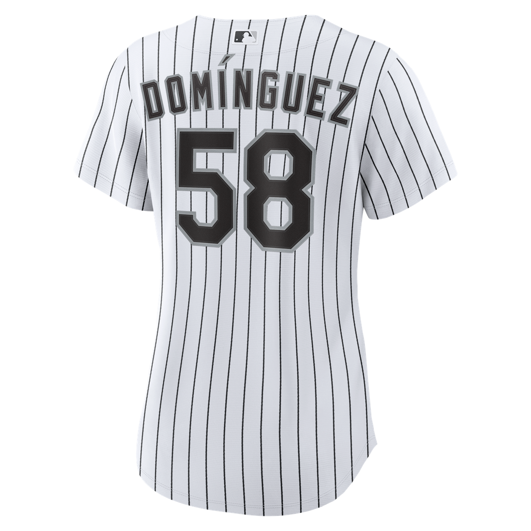 Seranthony Domínguez Chicago White Sox Nike Women's Home Replica Jersey - White Official MLB Team Apparel Baseball Fan Gear