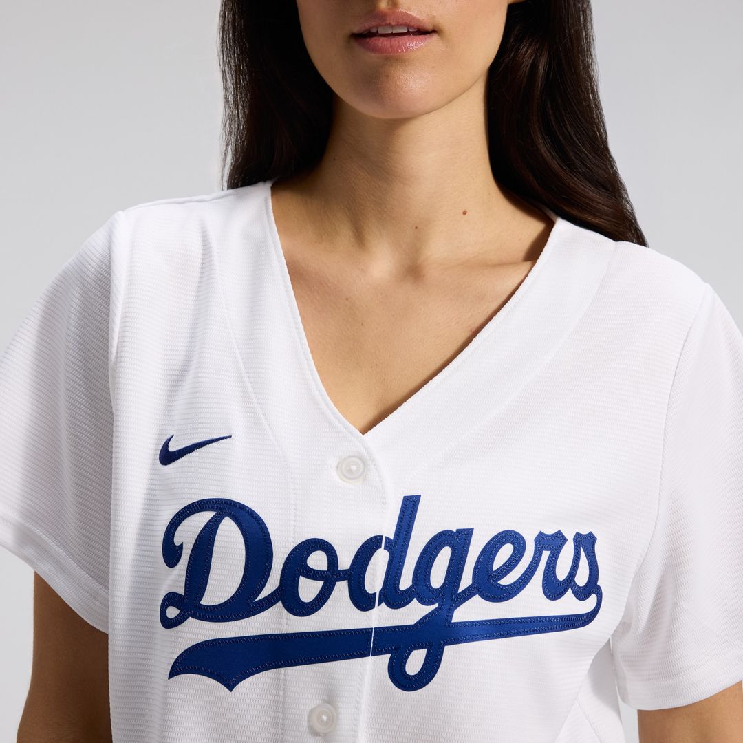 Los Angeles Dodgers Nike Women's Home Replica Jersey - White Official MLB Team Apparel Baseball Fan Gear