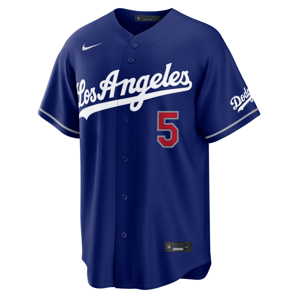 Freddie Freeman Los Angeles Dodgers Nike Alternate Stadium Jersey - Royal Official MLB Team Apparel Baseball Fan Gear