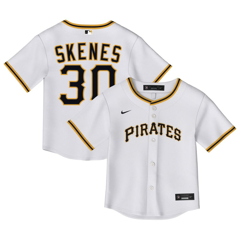 Paul Skenes Pittsburgh Pirates Nike Infant Home Replica Jersey - White Official MLB Team Apparel Baseball Fan Gear