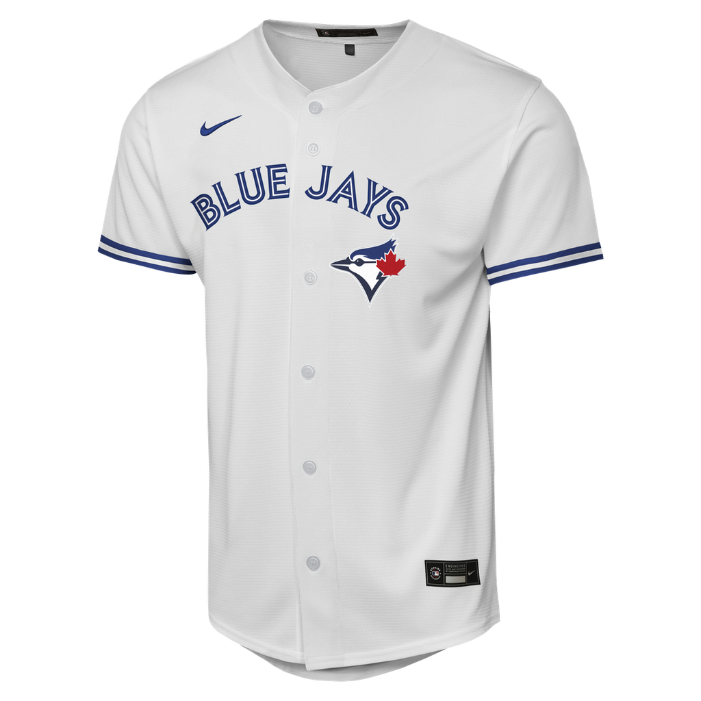 Ernie Clement Toronto Blue Jays Nike Youth Home Baseline Jersey - White Official MLB Team Apparel Baseball Fan Gear
