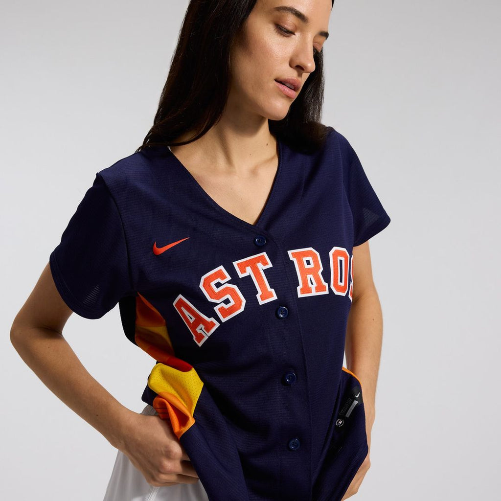 Jose Altuve Houston Astros Nike Women's Alternate Replica Player Jersey - Navy Official MLB Team Apparel Baseball Fan Gear