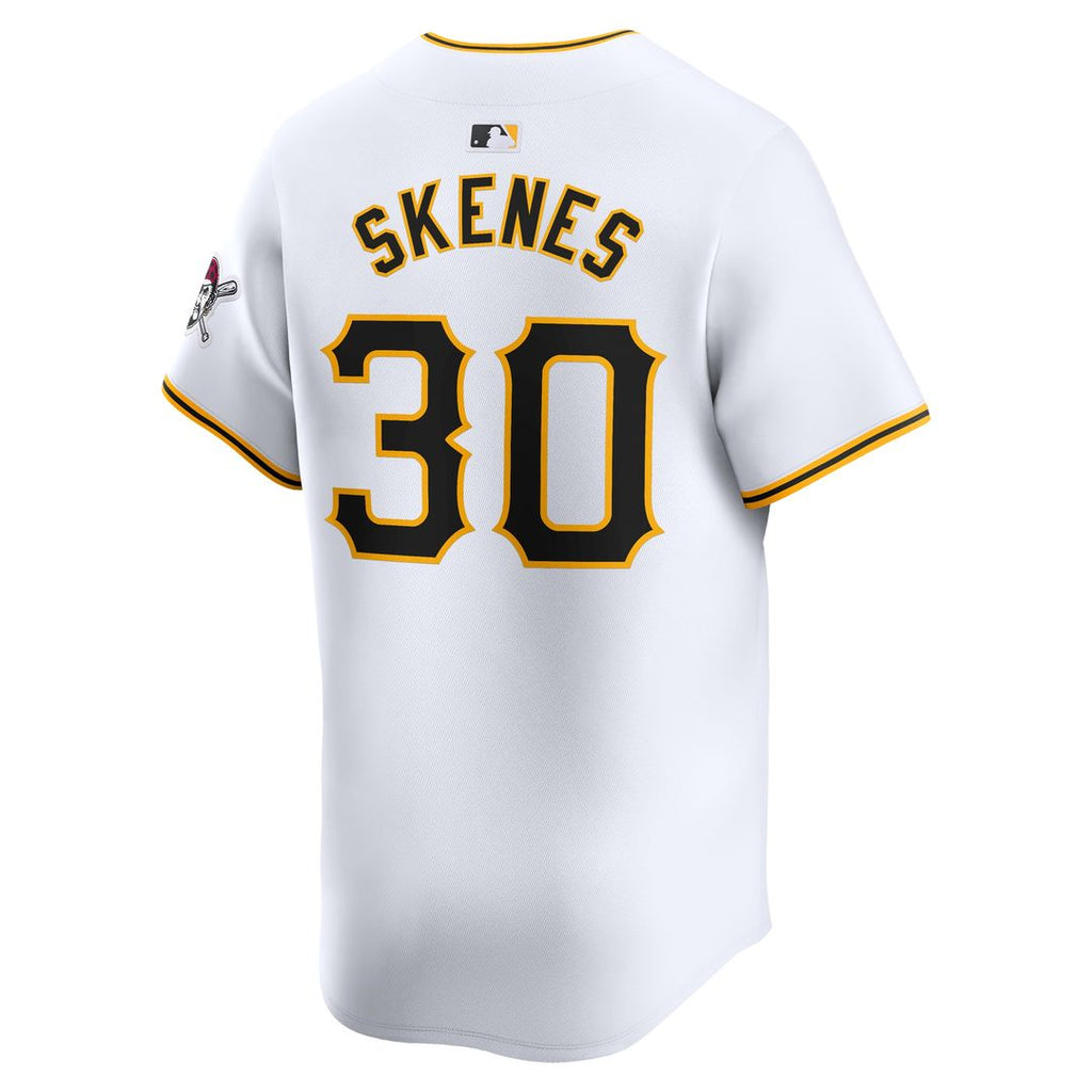 Paul Skenes Pittsburgh Pirates Nike Home Limited Player Jersey - White Official MLB Team Apparel Baseball Fan Gear
