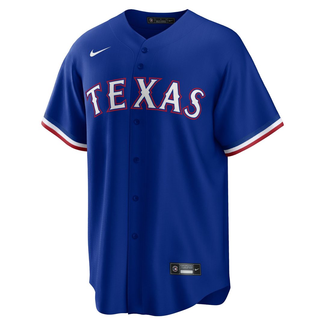 Corey Seager Texas Rangers Nike Alternate 2 Replica Jersey - Royal Official MLB Team Apparel Baseball Fan Gear