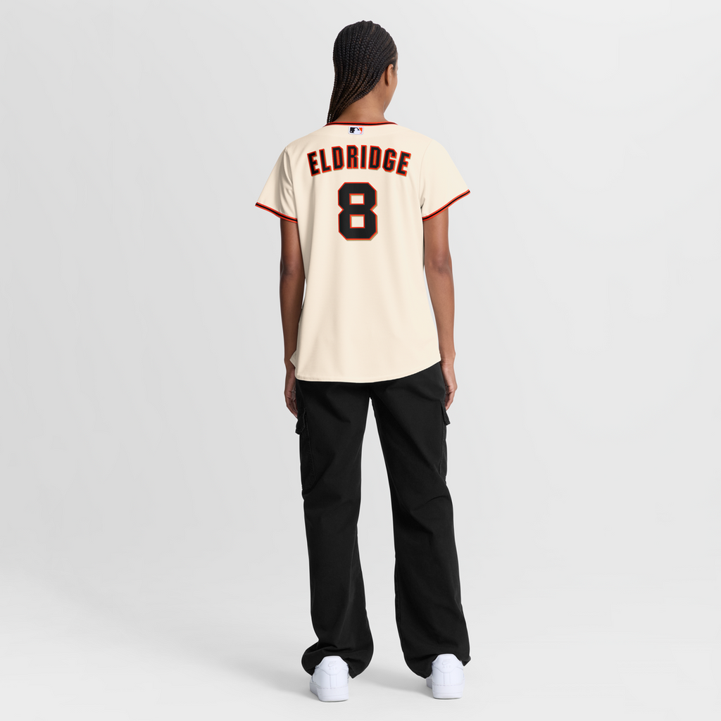 Bryce Eldridge San Francisco Giants Nike Women's Home Replica Jersey - Cream Official MLB Team Apparel Baseball Fan Gear