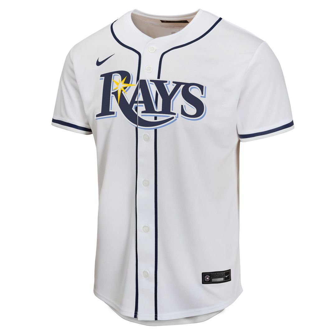 Carson Williams Tampa Bay Rays Nike Youth Home Player Game Jersey - White Official MLB Team Apparel Baseball Fan Gear