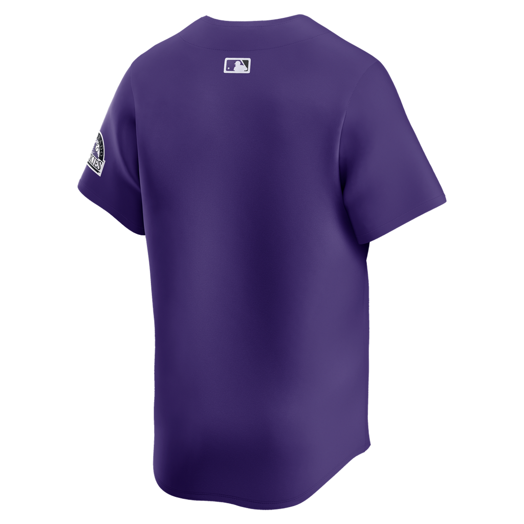 Colorado Rockies Nike Alternate Limited Jersey - Purple Official MLB Team Apparel Baseball Fan Gear