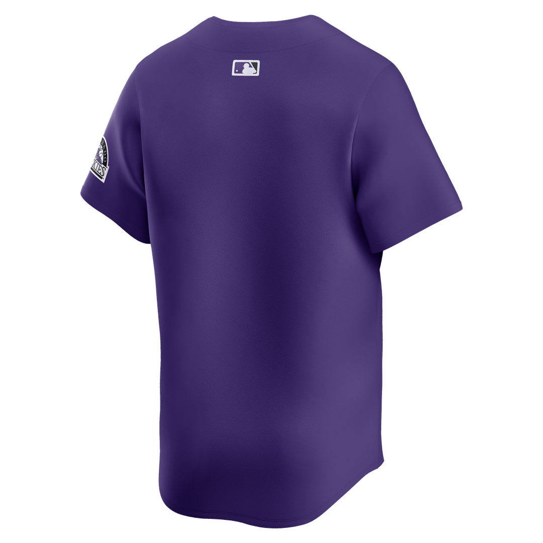 Colorado Rockies Nike Alternate Limited Jersey - Purple Official MLB Team Apparel Baseball Fan Gear