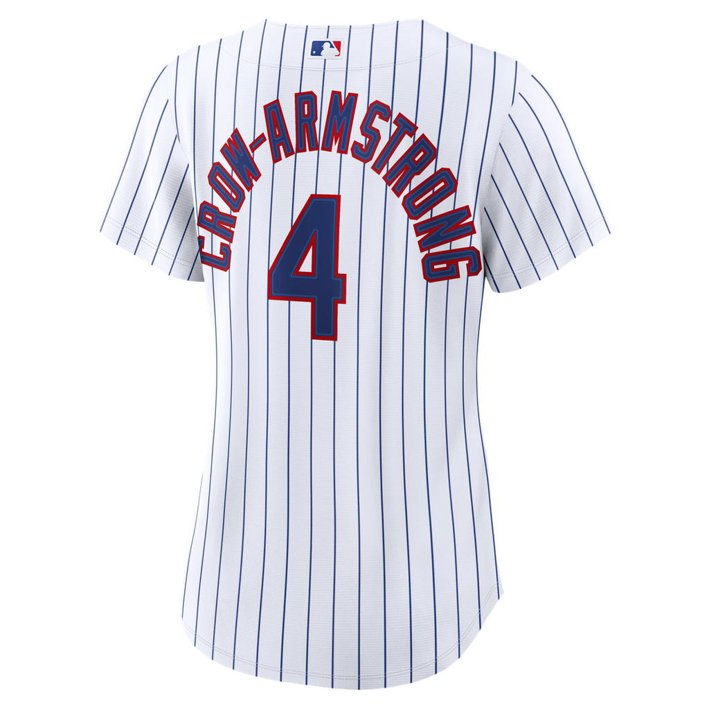 Pete Crow-Armstrong Chicago Cubs Nike Women's Home Replica Jersey - White Official MLB Team Apparel Baseball Fan Gear