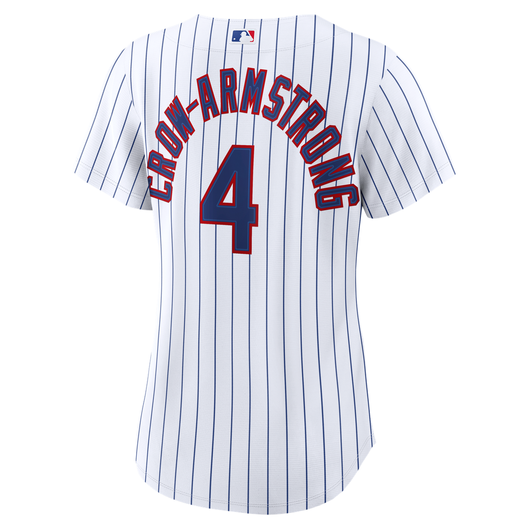 Pete Crow-Armstrong Chicago Cubs Nike Women's Home Replica Jersey - White Official MLB Team Apparel Baseball Fan Gear