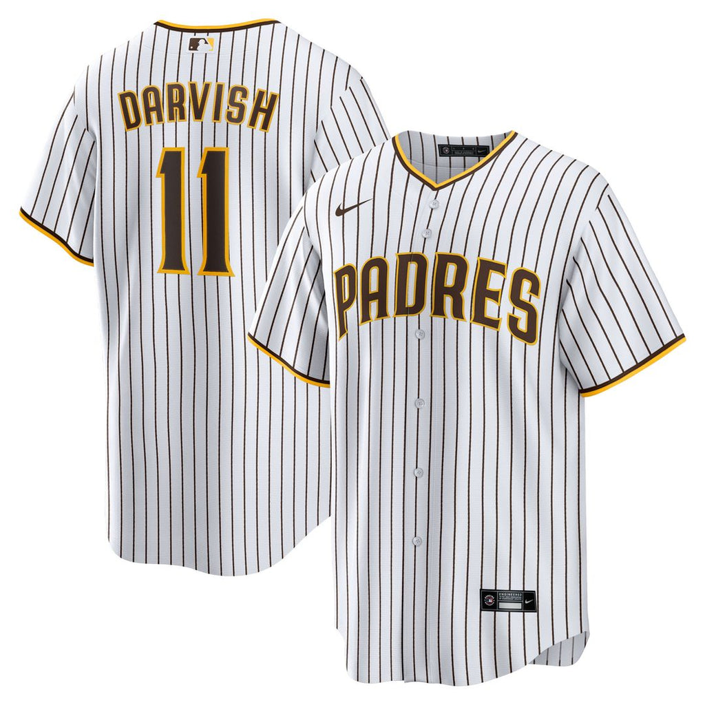 Yu Darvish San Diego Padres Nike Home Replica Player Jersey - White Official MLB Team Apparel Baseball Fan Gear