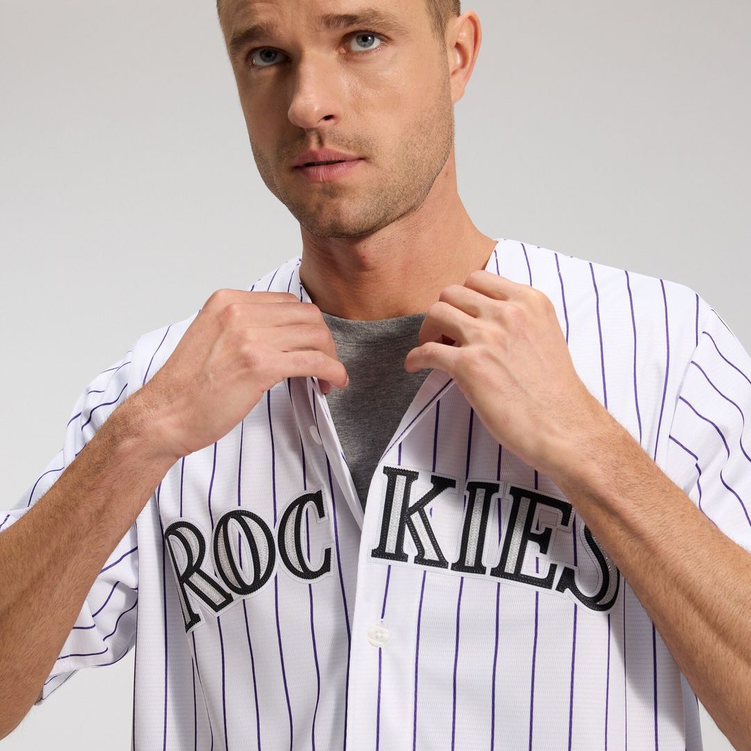 Colorado Rockies Nike Home Replica Team Jersey - White Official MLB Team Apparel Baseball Fan Gear