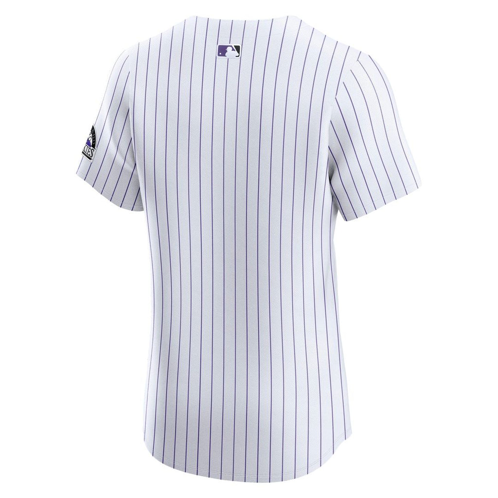 Colorado Rockies Nike Home Elite Jersey - White Official MLB Team Apparel Baseball Fan Gear