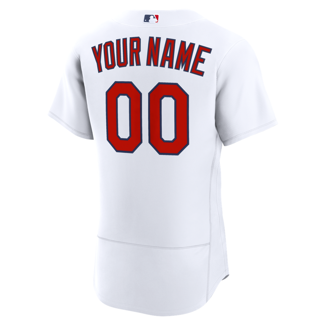 St. Louis Cardinals Nike Home Authentic Custom Jersey - White Official MLB Team Apparel Baseball Fan Gear