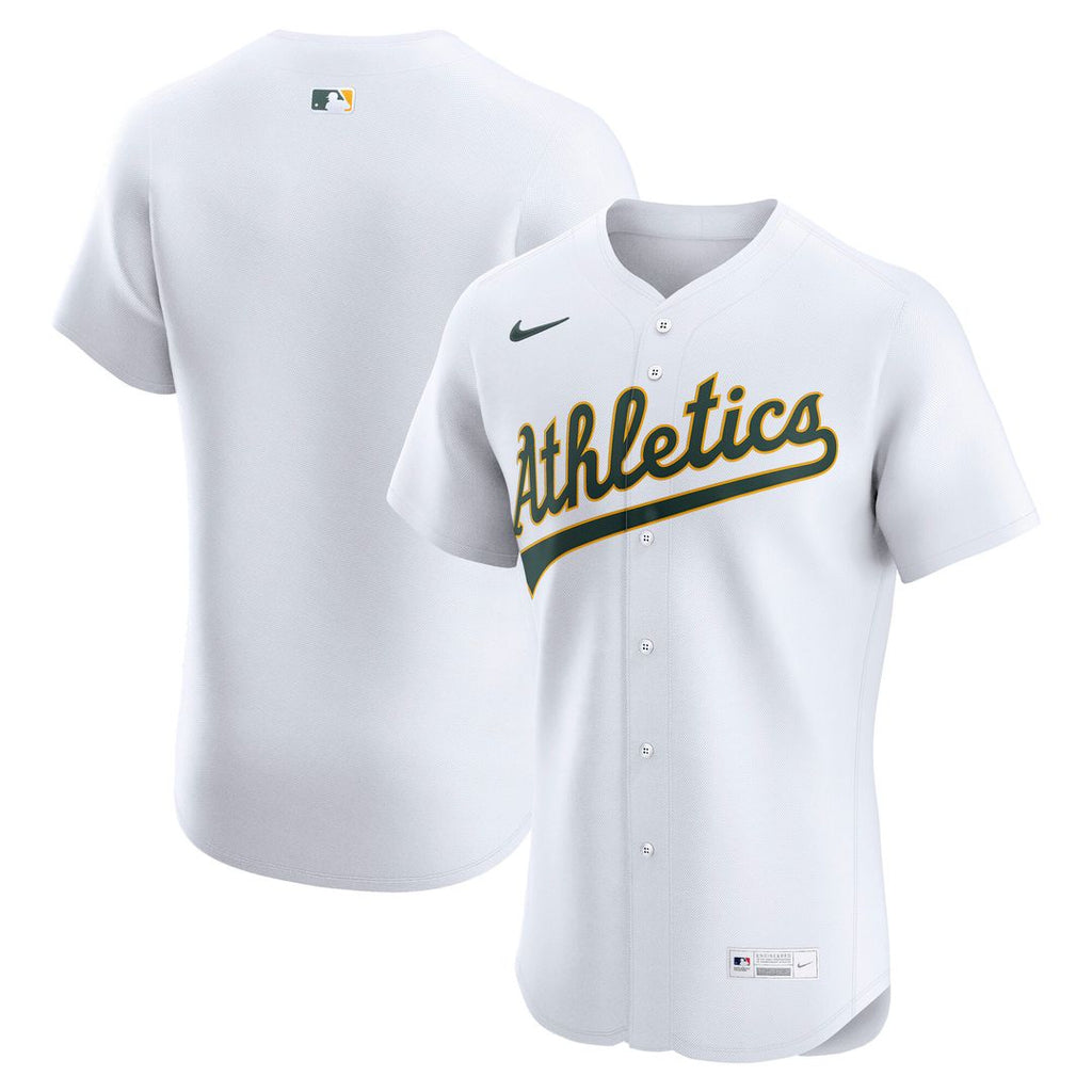 Athletics Nike Home Elite Jersey - White Official MLB Team Apparel Baseball Fan Gear