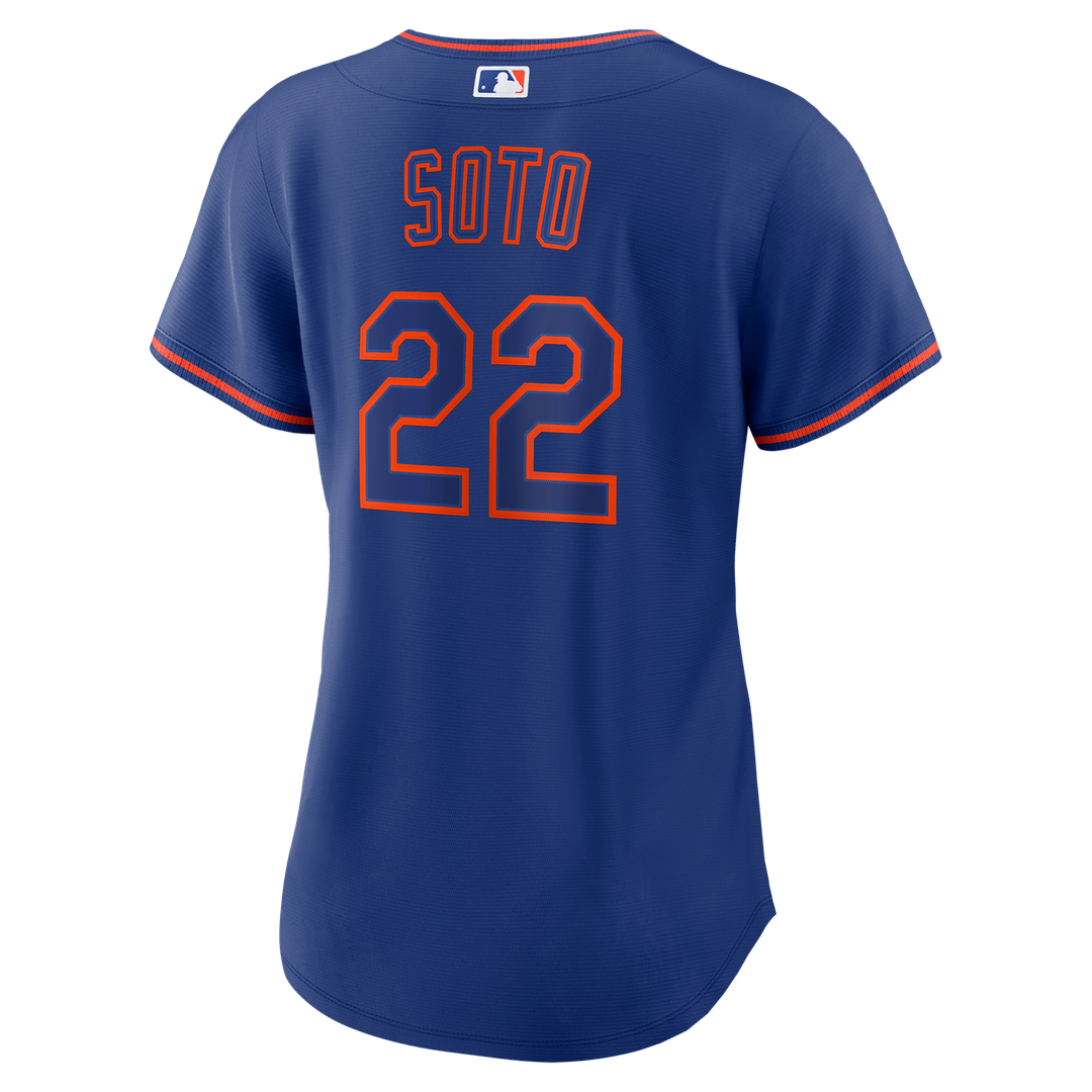Juan Soto New York Mets Nike Women's Alternate Replica Jersey - Royal Official MLB Team Apparel Baseball Fan Gear
