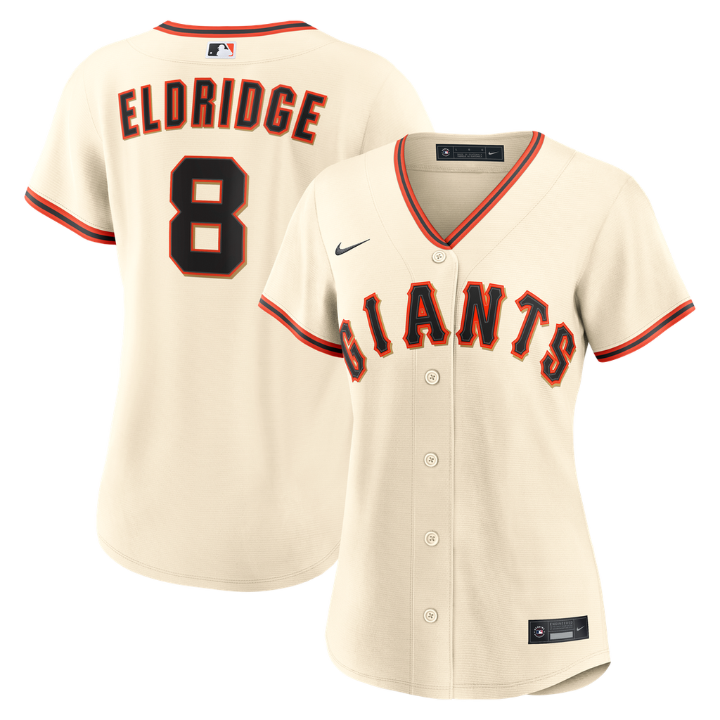 Bryce Eldridge San Francisco Giants Nike Women's Home Replica Jersey - Cream Official MLB Team Apparel Baseball Fan Gear