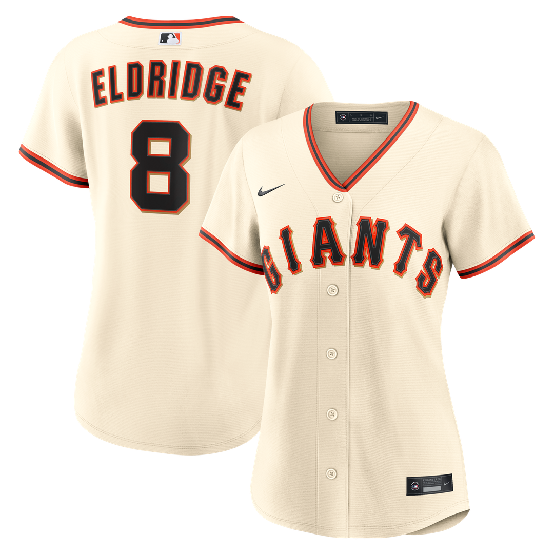 Bryce Eldridge San Francisco Giants Nike Women's Home Replica Jersey - Cream Official MLB Team Apparel Baseball Fan Gear